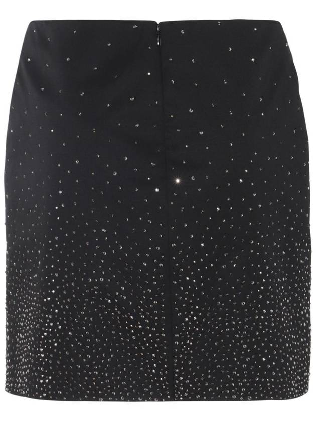 Midi Skirt OWCU009S24FAB0031000 Black - OFF WHITE - BALAAN 3