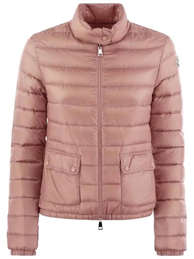 LANS logo patch lightweight padded jacket light pink 1A101 00 53048 51B - MONCLER - BALAAN 1