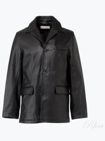 Alley Heavy Grain Leather Jacket Black - OUR LEGACY - BALAAN 2