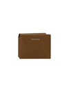 Tri-Fold Logo 3-Fold Card Wallet Camel Brown - ACNE STUDIOS - BALAAN 2