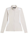 Women's Mae Zip Mid Layer Track Jacket Moonbeam - J.LINDEBERG - BALAAN 2