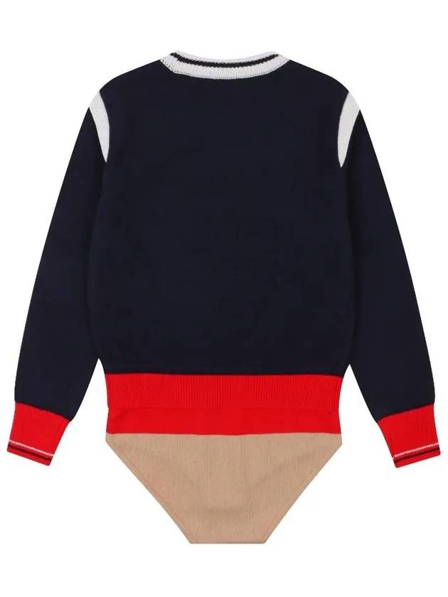 round sweater OF2422LB NAVY - ONOFF - BALAAN 3