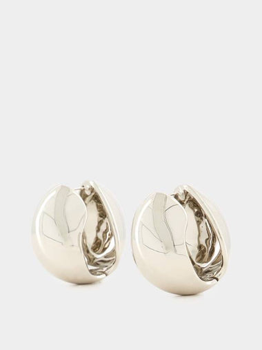 Xl Creole Earrings - Coperni - Metal - Silver - COPERNI - BALAAN 1