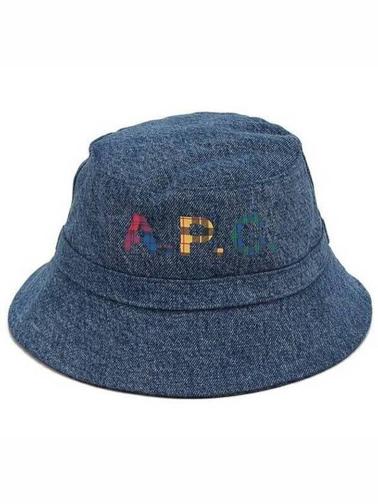 Bob Mark Logo Bucket Hat Blue - A.P.C. - BALAAN 2