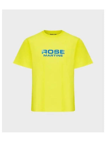 M Classic T shirt acid yellow YELLOWROSE - MARTINE ROSE - BALAAN 1