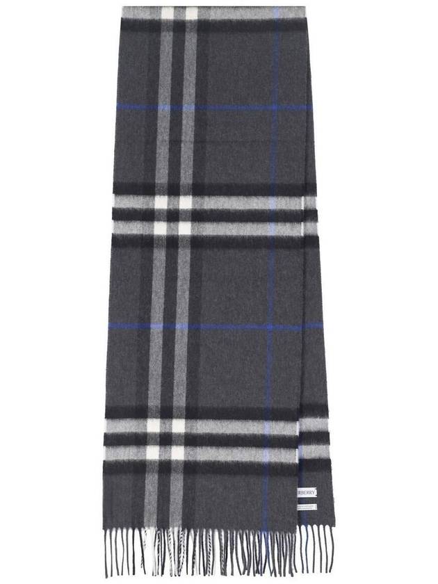 Check print fringe cashmere scarf 8095206 - BURBERRY - BALAAN 2