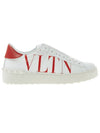 Women's Hidden Open Logo Low Top Sneakers White - VALENTINO - BALAAN 1