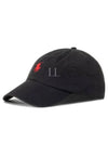 Embroidered Pony Ball Cap Black - POLO RALPH LAUREN - BALAAN 2