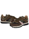 Rockstud Camo Low-Top Sneakers Green - VALENTINO - BALAAN 2