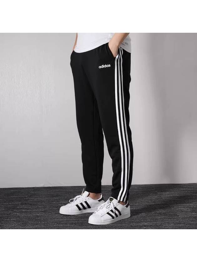 Essential Three Stripes Track Pants Black - ADIDAS - BALAAN 2