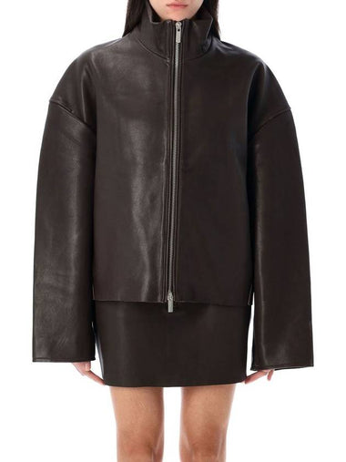 Remain Birger Christensen Bonded Leather Jacket - REMAIN BIRGER CHRISTENSEN - BALAAN 1