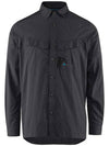 Men's Syn Regular Fit Long Sleeve Shirt Raven - KLATTERMUSEN - BALAAN 2