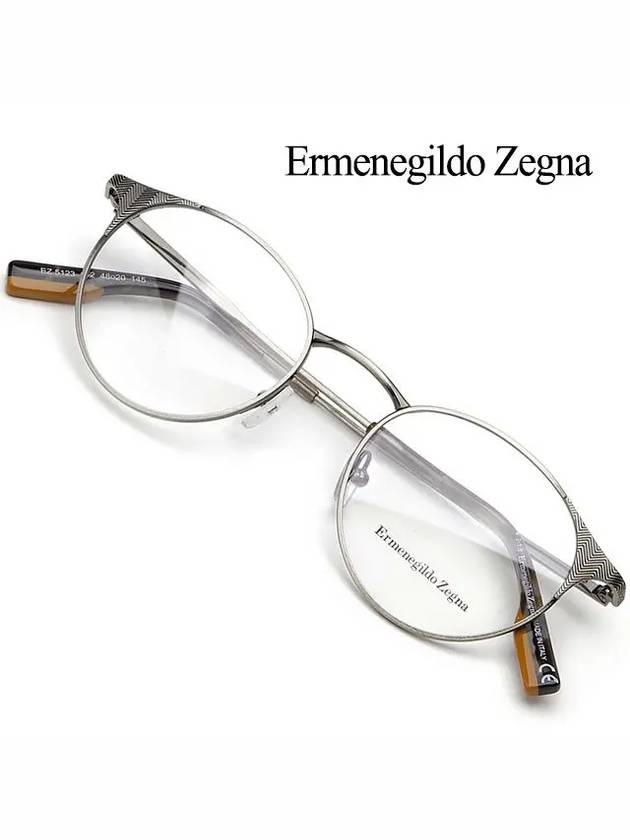 Eyewear Round Metal Eyeglasses Silver - ERMENEGILDO ZEGNA - BALAAN 3