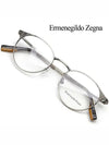 Eyewear Round Metal Eyeglasses Silver - ERMENEGILDO ZEGNA - BALAAN 4