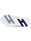 Yellow Navy Mesh Bouncing Sneakers - HERMES - BALAAN 5