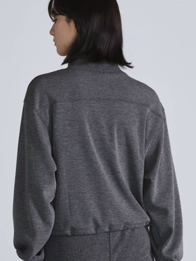 String Crop Neck Polar Gray - THE GREEN LAB - BALAAN 6