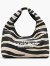 Zebra Leather The Sack Black White 2F4HSH023H04 005 - MARC JACOBS - BALAAN 1