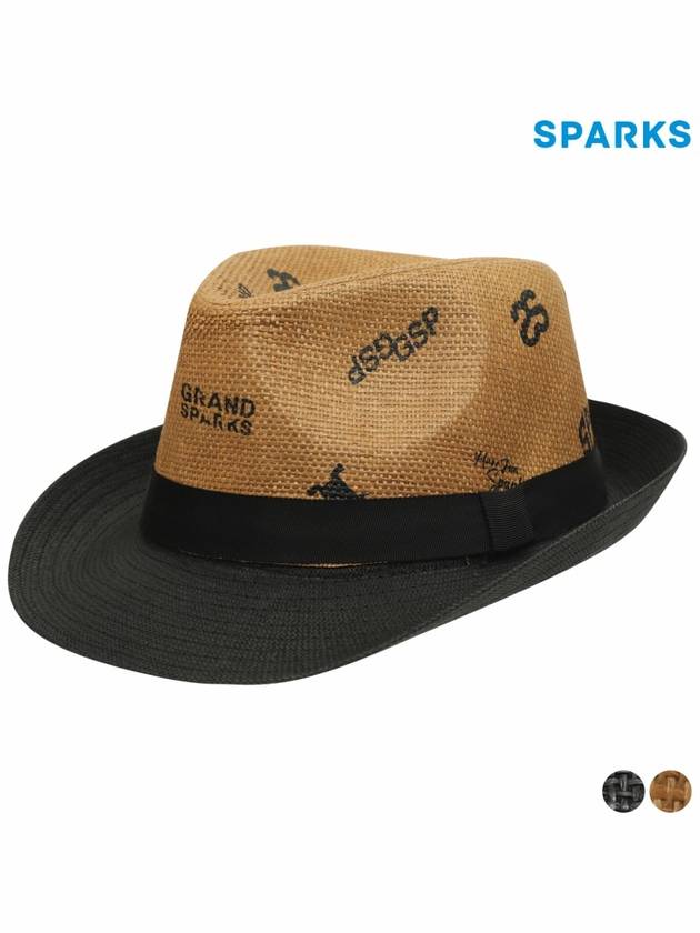 Men s color combination panama hat SO1MAC004 - SPARKS - BALAAN 1