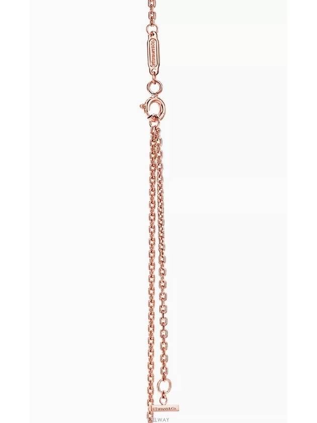 Tiffany Smile Pendant Rose Gold Small Necklace - TIFFANY & CO. - BALAAN 3