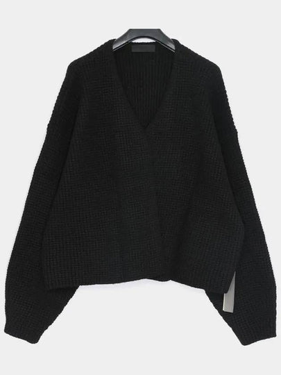 Essential Heavy Wade Overfit Waffle Knit Men s Cardigan 192BT246200F - FEAR OF GOD - BALAAN 2