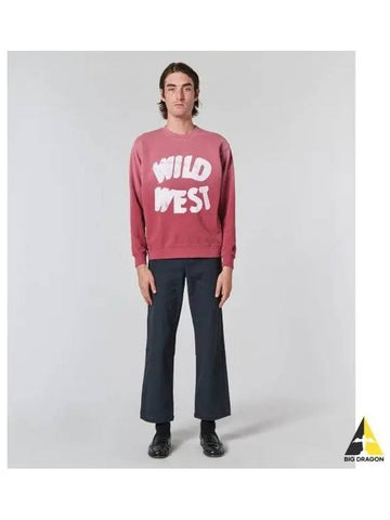 ONE OF THESE DAYS U WILD WEST CREWNECK BURGUNDY - SMR DAYS - BALAAN 1