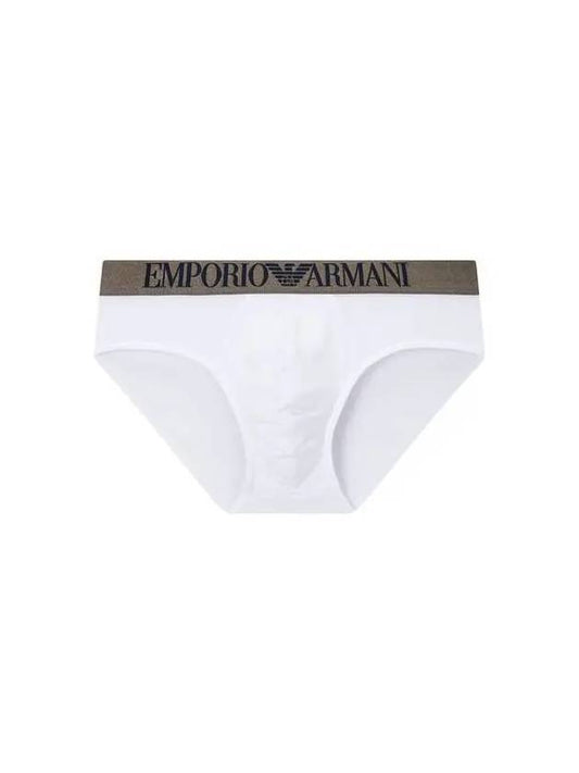 UNDERWEAR Men s Shining Band Modal Briefs White - EMPORIO ARMANI - BALAAN 1