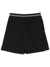 Kids Logo Banding Short Pants Black MS029410 110 - MSGM - BALAAN 3