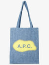 Lou Denim Tote Bag Blue - A.P.C. - BALAAN 3