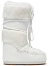 Icon Fake Fur Winter Boots White - MOON BOOT - BALAAN 2