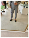 Men's Lens Waffen Jogger Track Pants Gray - CP COMPANY - BALAAN.