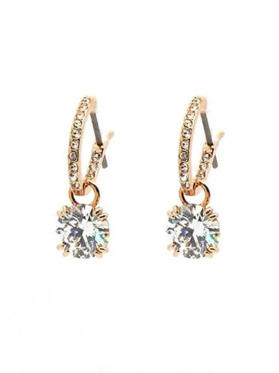 Stilla Constella Drop Earrings Rose Gold - SWAROVSKI - BALAAN 2