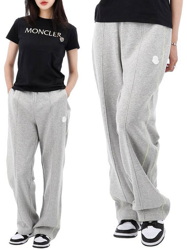 Logo Patch Sweatpants 8H00011 89AHQ 982 - MONCLER - BALAAN 1