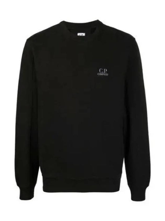 Small Logo Sweatshirt Black - CP COMPANY - BALAAN 2