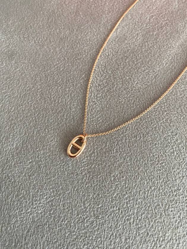 Small Farandole Pendant Necklace Rose Gold - HERMES - BALAAN 6