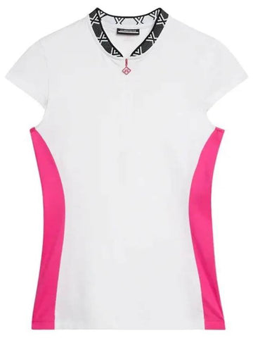 Women's Azara Short Sleeve T-Shirt White - J.LINDEBERG - BALAAN 1