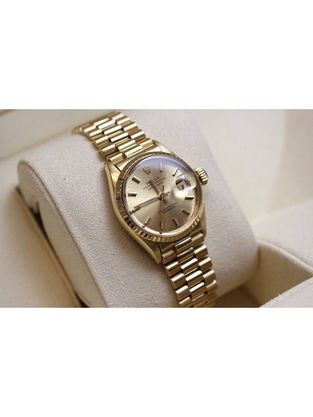 Datejust 26 Gold Champagne Women s Watch 6517 - ROLEX - BALAAN 2