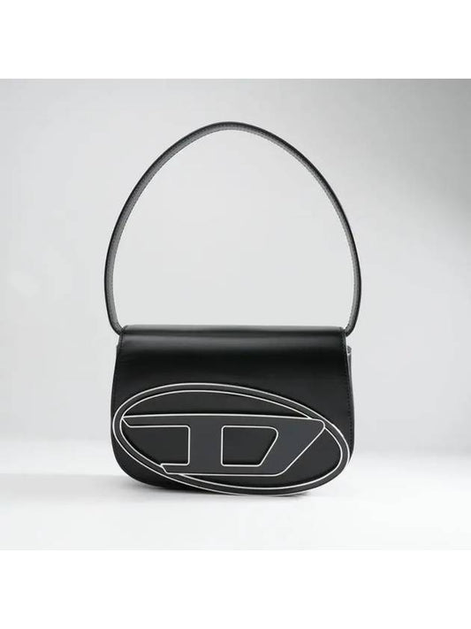 1DR Nappa Leather Shoulder Bag Black - DIESEL - BALAAN 2