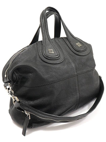 13L5008012 Black Goat Skin Silver Nightingale Medium 2WAY - GIVENCHY - BALAAN 2