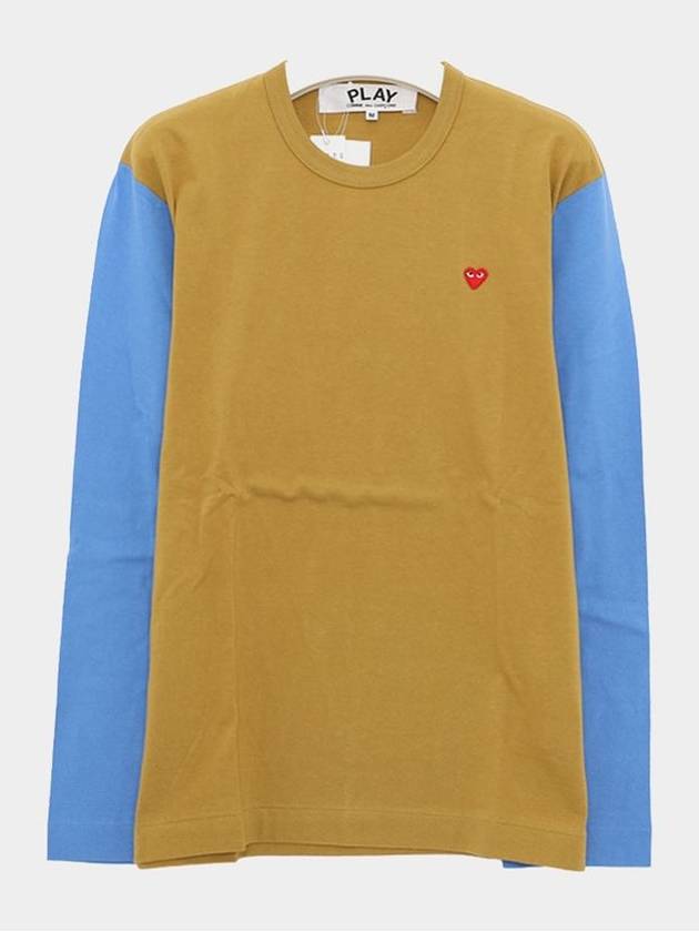 P1T316 ORANGE BLUE T Shirt - COMME DES GARCONS - BALAAN 1