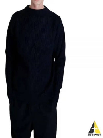 ANDERSENANDERSEN Navy Crewneck NC Blue - ANDERSEN-ANDERSEN - BALAAN 1