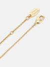 thin line short flat ORB pendant necklace gold - VIVIENNE WESTWOOD - BALAAN.