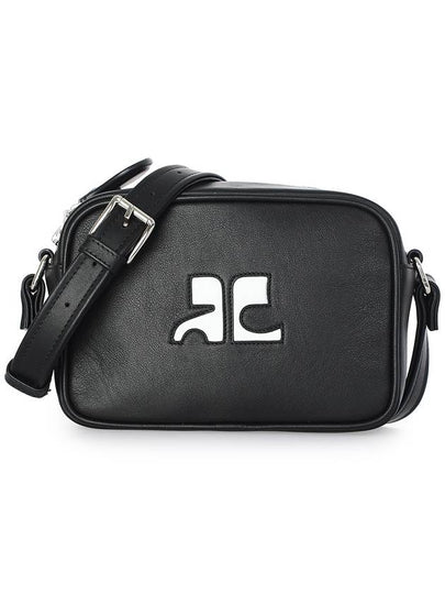 Logo Leather Camera Cross Bag Black - COURREGES - BALAAN 2