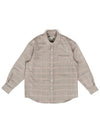 Men's Wool Shirt Brown I1WS02BR - IOEDLE - BALAAN 3