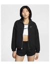 Windrunner Loose UV Woven Zip-Up Jacket Black - NIKE - BALAAN 2