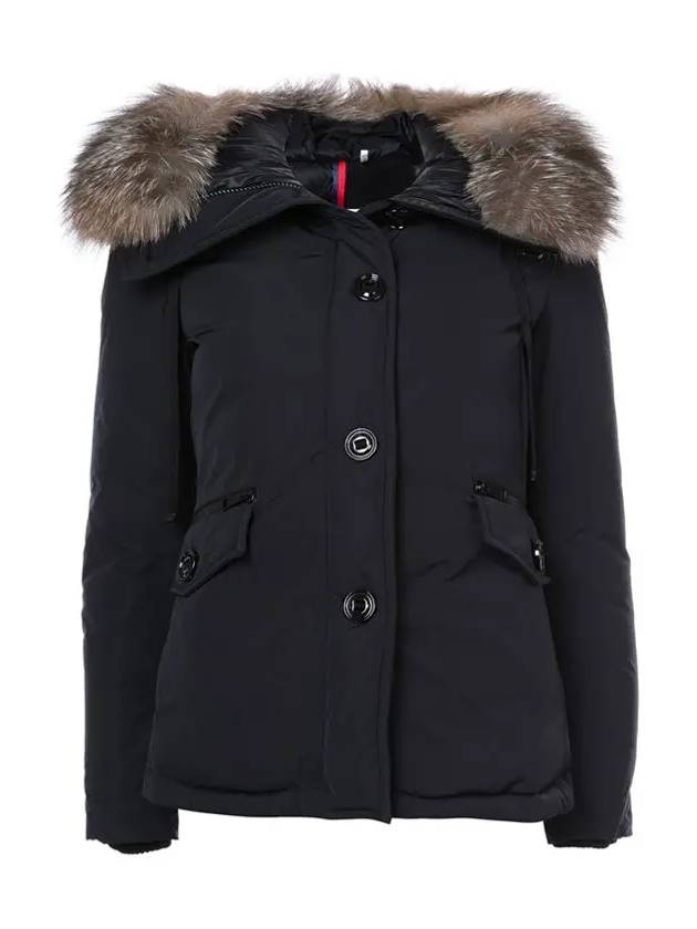 Women's MALUS Fox Fur Padding Navy - MONCLER - BALAAN 2