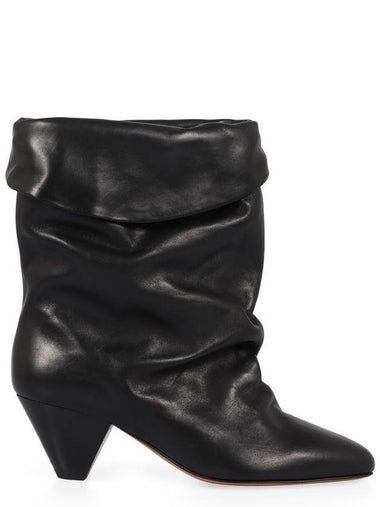 Isabel Marant Leather Ankle Boots - ISABEL MARANT - BALAAN 1