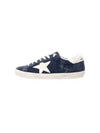 Superstar Suede Low Top Sneakers Navy - GOLDEN GOOSE - BALAAN 2