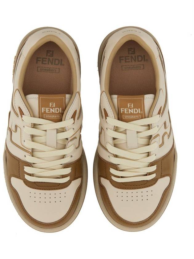 Match Low Top Sneakers Brown - FENDI - BALAAN 3