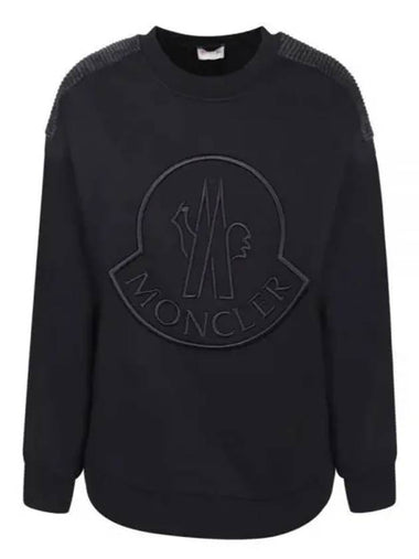 8G00042 899U5 999 Embroidered Logo Sweatshirt - MONCLER - BALAAN 1