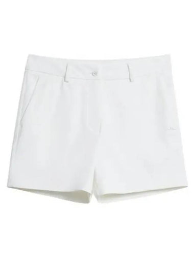 Women's Gwen Stretch Shorts White - J.LINDEBERG - BALAAN 1